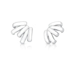 BRINCO EAR CUFF CURVO COM CINCO VOLTAS LISAS
