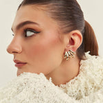 BRINCO EAR CUFF CURVO COM CINCO VOLTAS LISAS