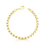 PULSEIRA COM ELOS RETANGULARES LISOS