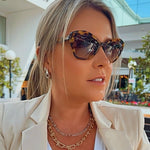 COLAR DE ELOS COM BOLINHAS LISAS 50CM
