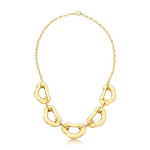 CHOKER ELOS VAZADOS E CRAVEJADOS DE ZIRCÔNIAS 50CM Regulável